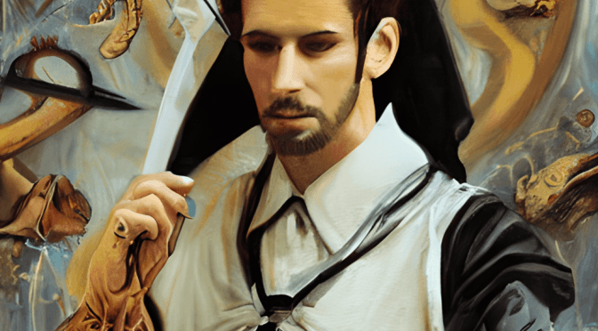 AI-generated Magician Tarot Card Illustrations