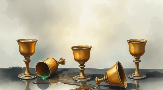 Tarot Encyclopedia – The Five of Cups