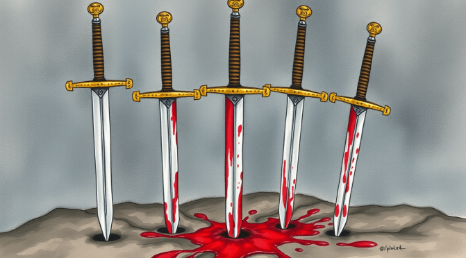 Tarot Encyclopedia – The Five of Swords